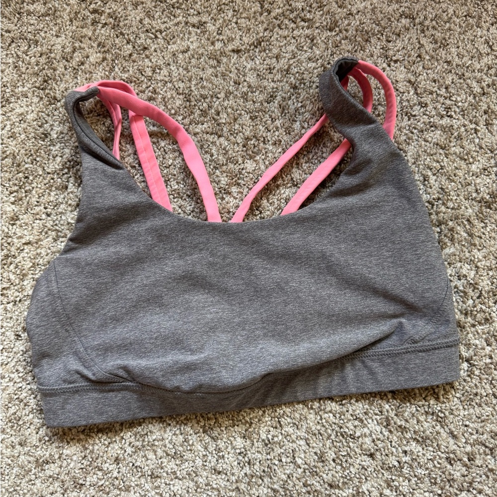 Lululemon Grey Energy Bra